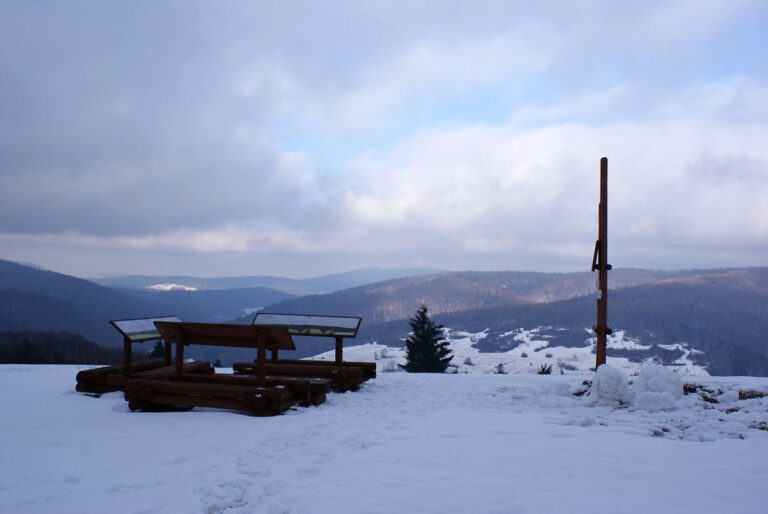 beskid niski zimą